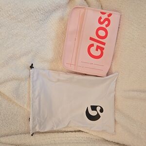 Glossier beauty bag